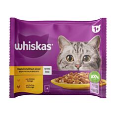 Корм для кошек Whiskas Курица и индейка в желе 4*85 г - фото