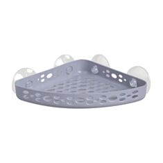 Полиця для ванни кутова Ekodeo POLO L9114SL сіра - фото