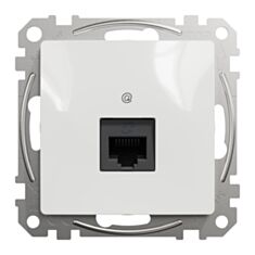 Розетка комп'ютерна Schneider Electric Sedna Design SDD111451 RJ45 CAT5e UTP біла - фото