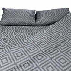 Комплект постельного белья SoundSleep Rhomb Black 94316889 160*220 см - фото