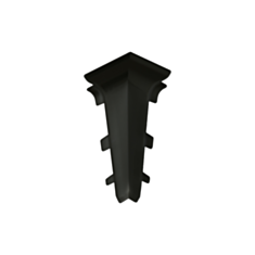 Кут внутрішній для плінтуса Arbiton Indo70 220 чорний матовий - фото