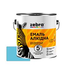 Емаль алкідна Зебра ПФ-116 світло-блакитна 2,8 кг - фото