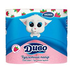 Папір туалетний Диво Малина 6+2 шт - фото