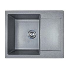 Кухонная мойка Adamant Minimal 04 61,5*49,5 см серая - фото