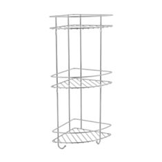 Полиця для ванни кутова Ekodeo L3203 LM 3-ярусна - фото