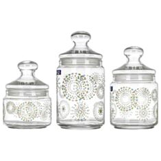 Набір банок для сипучих Luminarc Club Rainbow Flakes N1635 - фото