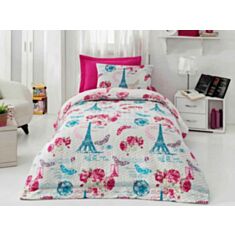 Комплект постельного белья Cotton Box Girls&Boys Line Ranforce Pink Rose 1,6 - фото