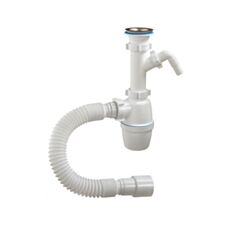 Сифон для кухонної мийки Orio 1 1/2 с одним відводом А-40059 - фото