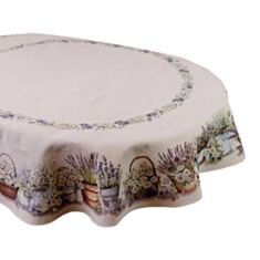 Скатертина гобеленова Прованс Provence oval 160*250 см - фото