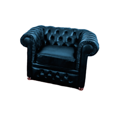 Крісло Chesterfield синє - фото