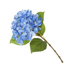 Декоративная ветка Гортензии Бобо Bona Di 137-021 90 см синяя - фото
