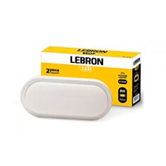 Світильник для ЖКГ Lebron L-WLO 00-18-08 LED 8W IP54 овальний білий - фото