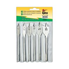 Набір свердел по дереву Spitce 21-920 перових 6 шт - фото