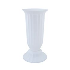 Вазон Алеана Флора с подставкой 114037 16*29 см белый - фото