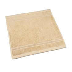 Салфетка махровая Home Line 161150 бордюр 30*30 бежевая - фото