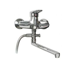 Змішувач для ванни з довгим виливом без душового комплекту Shruder Loop MK5005B хром - фото