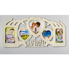 Фотоколаж Happy 5 фото 089I бежевий - фото