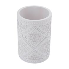 Стакан для зубных щеток Trento Barocco Bianco 57925 - фото