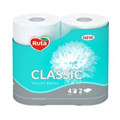 Папір туалетний Ruta Classic 4 шт - фото