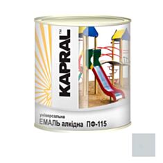 Емаль алкідна Kapral ПФ-115 універсальна світло-сіра 0,9 кг - фото