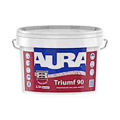 Лак меблевий Aura Triumf 90 акриловий глянцевий прозорий 2,5 л - фото