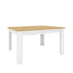 Стіл розкладний Sudbury S дуб крафт білий/дуб крафт золотий - фото