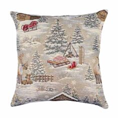 Наволочка гобеленовая Limaso EDEN970-NV2 Лесные гости 45*45 см - фото