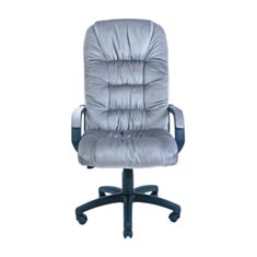 Крісло для керівників Річард пластик сіре - фото