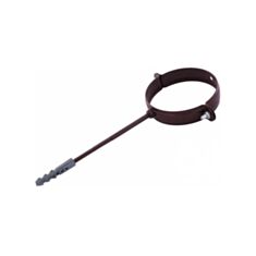 Хомут для каналізаційних труб Rainway 100/100 мм коричневий - фото