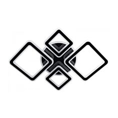 Світильник стельовий Altalusse INL-9444C-100 Black Chrome - фото