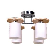 Люстра Melody MD37351/2+2 хром дерево - фото