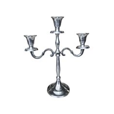 Підсвічник алюмінієвий Elendekor 875-017 27,5 см - фото