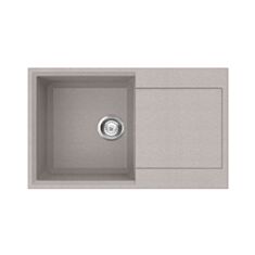 Кухонная мойка София 03 78*50 см светло-бежевая - фото