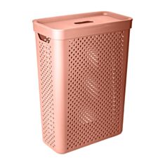 Корзина для белья Алеана Simple 171037 25 л карамель - фото