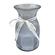 Ваза Viva Fade 6841679 19 см сіра - фото