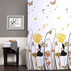 Шторка для ванни Viland 10091 квіткова - фото