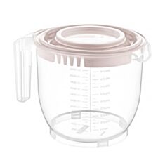 Ємність для міксера Dunya Plastik 10200-7DN 2,2 л кремовий - фото