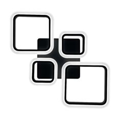 Люстра світлодіодна Luminaria Oval 239560 4S LED 80W чорна - фото