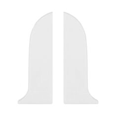 Комплект заглушек для плинтуса Salag SG56 NGTK00 00 белый - фото