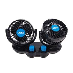 Вентилятор автомобільний Voin HX-T307 4" 12V 6,5W 2 швидкості - фото