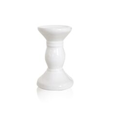 Підсвічник білий ETERNA 2404-10,5 7*7*10,5см - фото