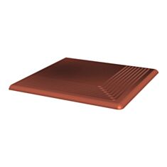 Клінкерна плитка Paradyz Cloud rosa Glad сходинка кутова 30*30 - фото