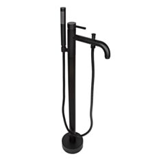 Смеситель для ванны Wezer EKO19A-01-Black напольный  - фото