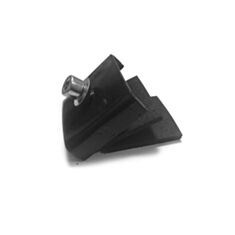 Кріплення секції огородження Сітка-Захід Стандарт 50 ПВХ антрацит - фото