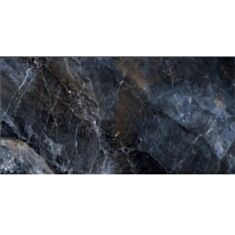 Керамогранит Italica Sparkling Black HIGH GL Rec 60*120 см - фото