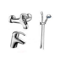 Комплект смесителей KFA Armatura Piryt 441-001-00 хром - фото