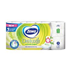 Папір туалетний Zewa Deluxe Ромашка 8 шт - фото