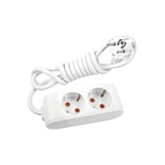 Подовжувач Viko Multi-let 90114203 2 гнізда 3 м з заземленням - фото