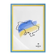 Фоторамка Marco Decor 1611-100 15*20 см блакитна/жовта - фото