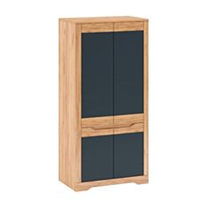 Шафа Fidel Q 2D дуб крафт золотий/cірий - фото